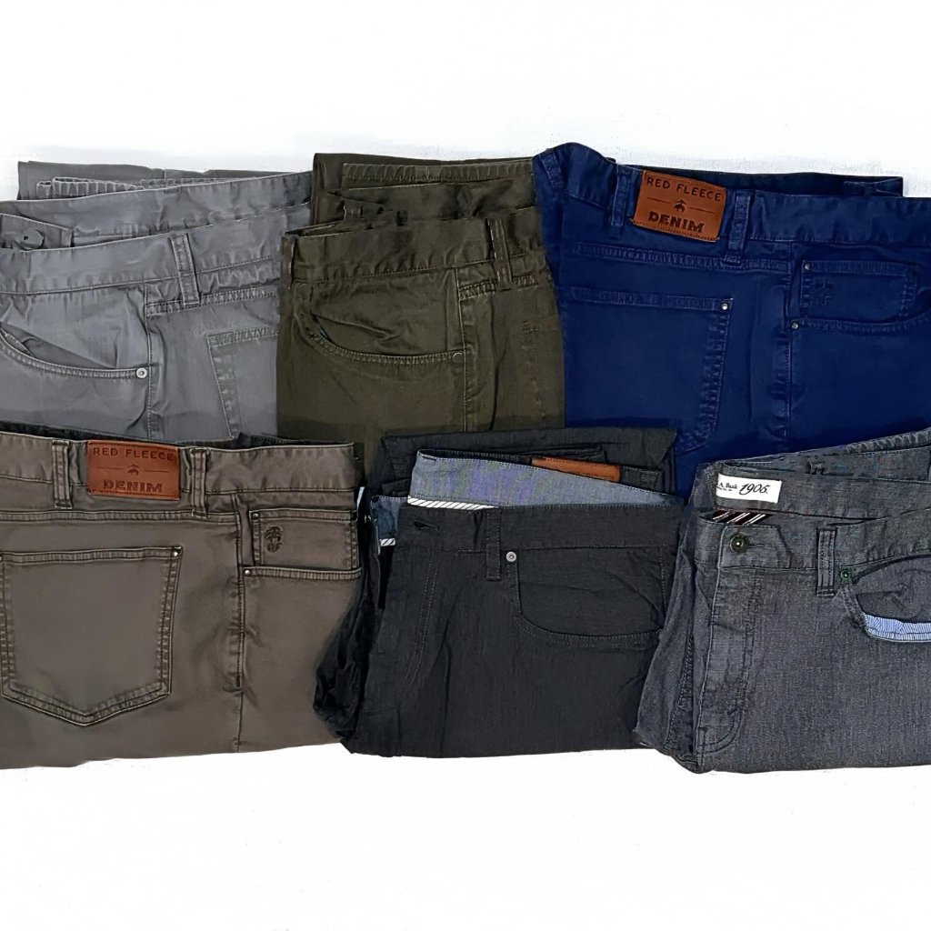 Brooks Brothers “Red Fleece" Pants 38wx34l Variety Pack Of 5 W/ Bonus Free Pair